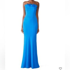 Black Halo Blue Allysandro Dress Size 4